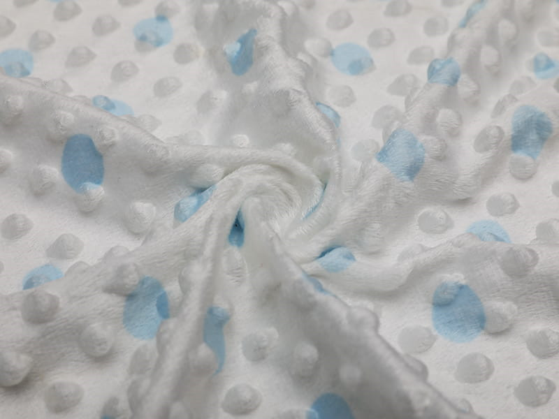 FDY Dot printed Velvet Embossed Printing Fabric  LJ011
