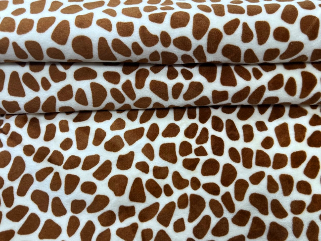 Super Soft Knitting Fabric Spandex Printing Velvet  LJ008