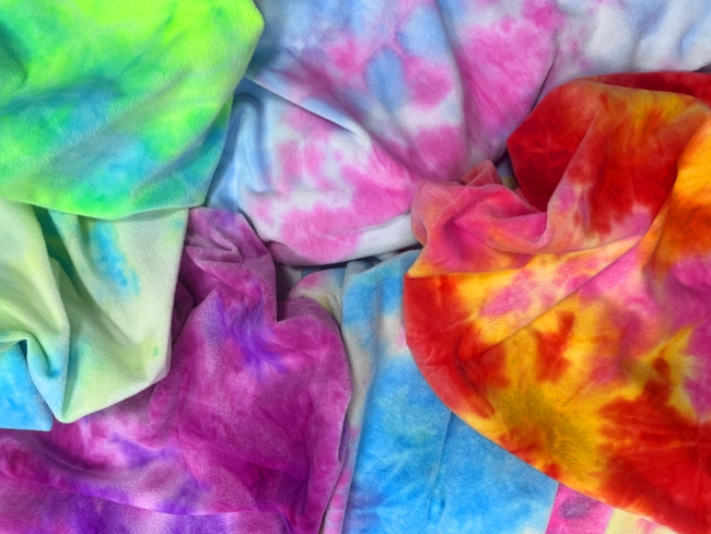 Polyester Soft Fabric  Crystal  Printing Velvet  LJ015A
