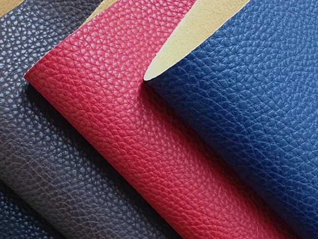 Polyester Faux Leather Embossing Sofa Fabric  REAL LJ040