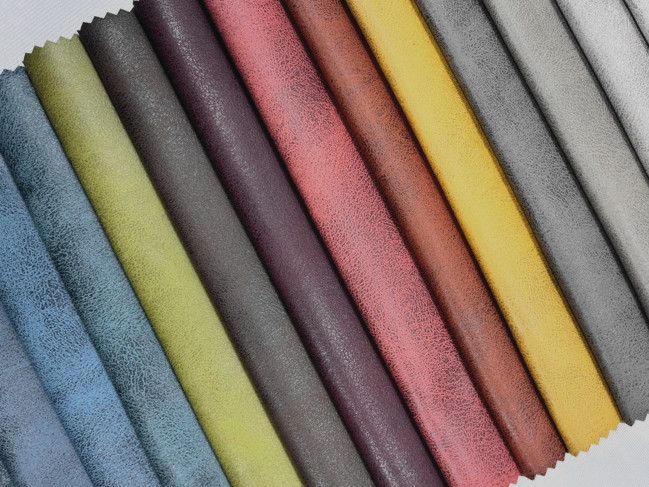 Polyester Suede Bronzing Coating Sofa Fabric CORD LJ045
